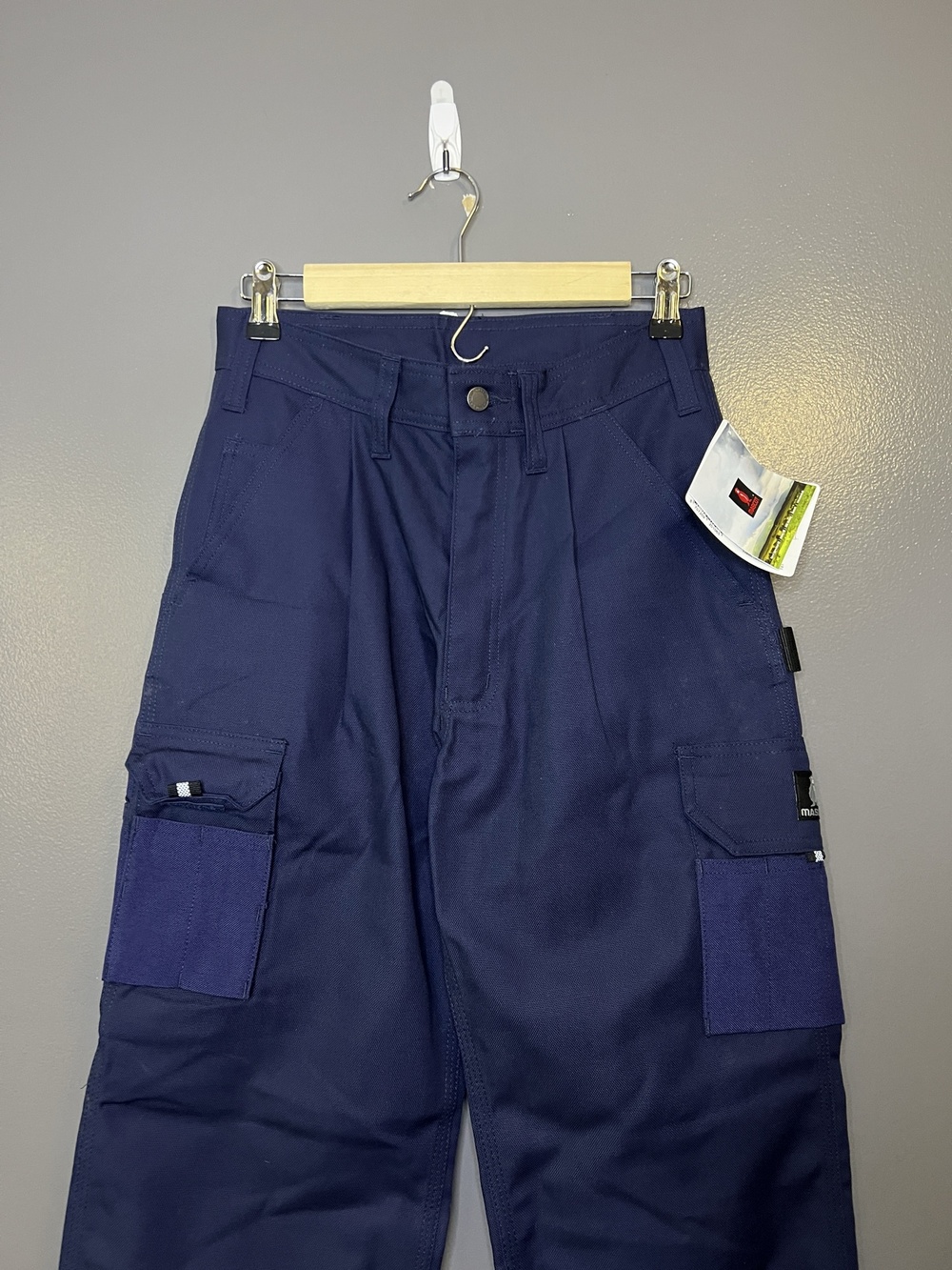 Mascot Cargo Pants Mens 29x32 Blue Toledo Canvas Hardwear Workwear 03079-010-01